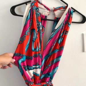 Hale Bob silk patterned maxi dress